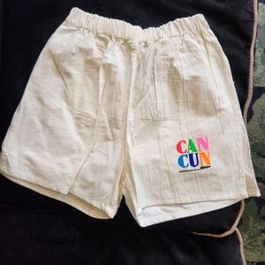vintage Cancun linen shorts